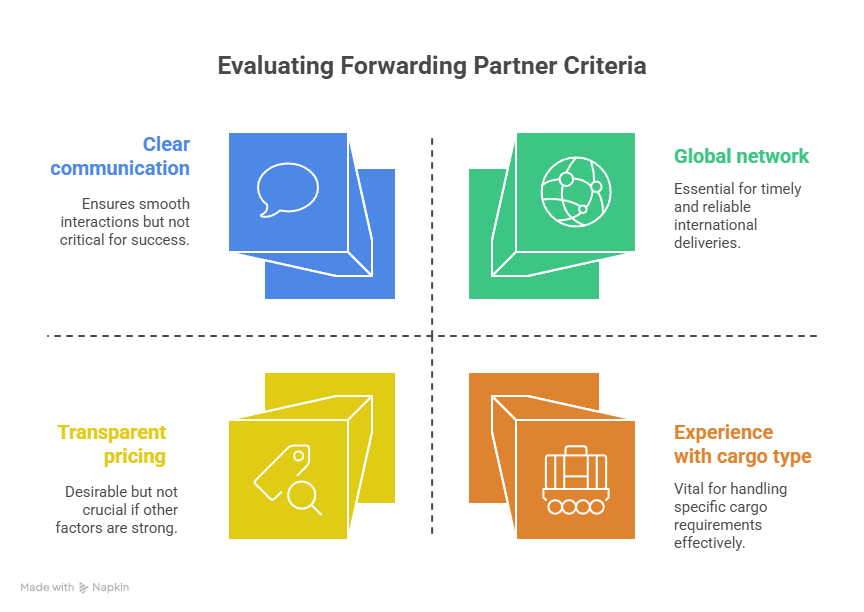 guide to ocean freight forwarding checklist for selecting a good forwarding partner