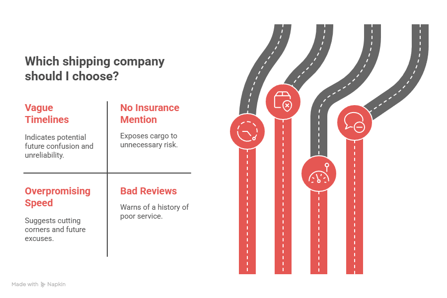 guide to sea freight forwarding red flags to watch out for