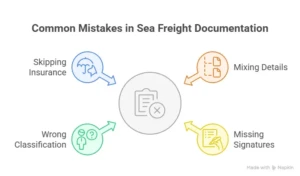 documentations required in a sea freight shipment