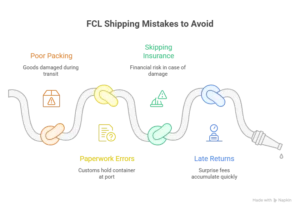 common mistakes in fcl shipping