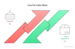 cost of fcl and lcl shipping