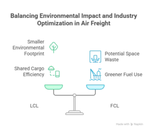 fcl and lcl shipping environmental impact