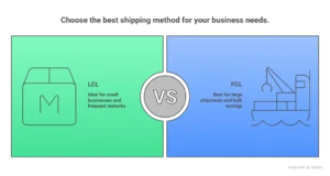 fcl and lcl shipping for business