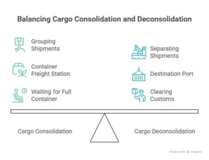 less container load shipping step by step process