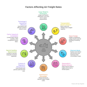 key factors that affect air freight rates