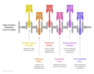custom clearance cost in uae