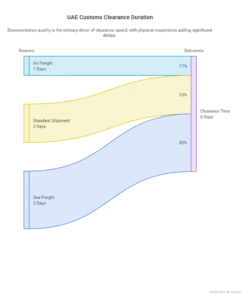 customs clearance duration in uae